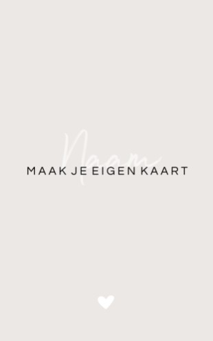 Kaart zelf maken op het formaat 11,4x17,1 dubbel