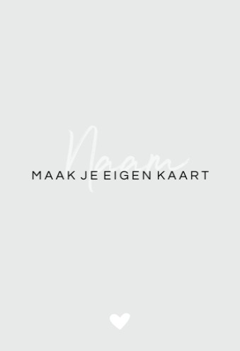 Kaart zelf maken op 10x15 enkel