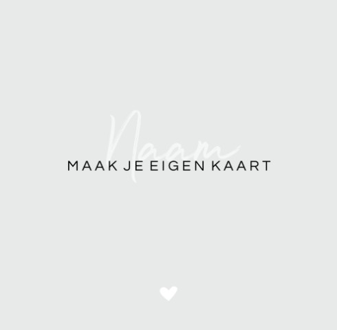 Kaartje zelf ontwerpen op 13x13 enkel