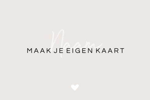 Zelf kaartje maken op 15x10 dubbel