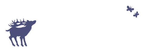 Adresetiket Geertje Aalders  - blauw