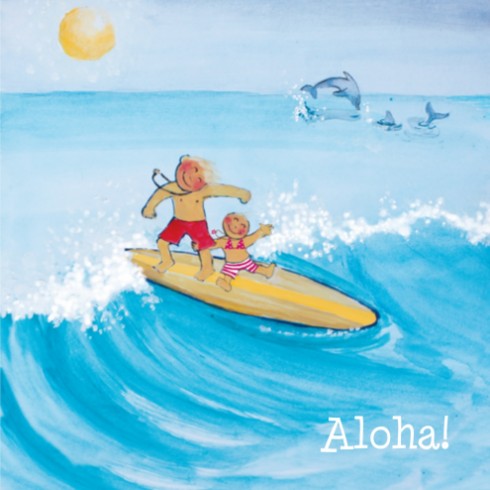 Geboortekaartje Bethany met broer - EB