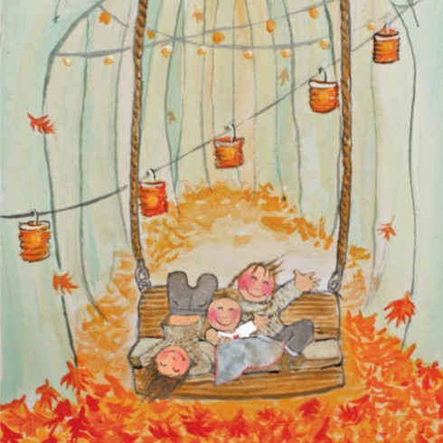 Geboortekaartje Bey met zussen - EB