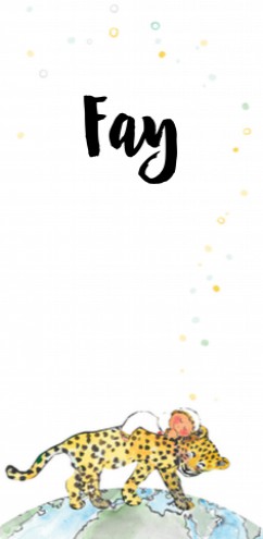 Geboortekaartje Fay- EB