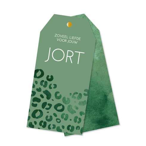 Label leopard - Jort