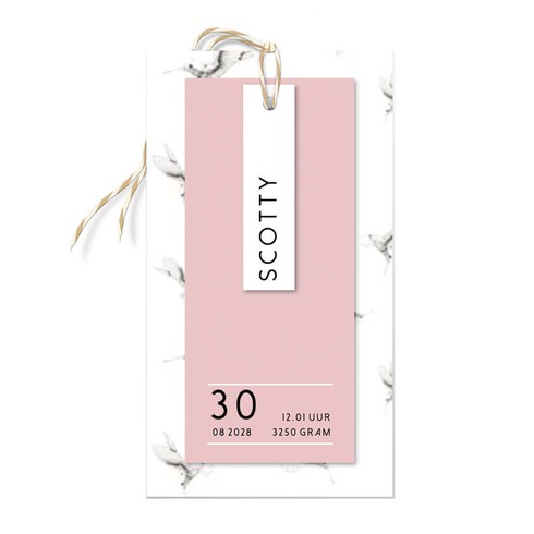 Stapel geboortekaartje Scotty - Mies & Co