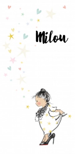Geboortekaartje Milou - EB