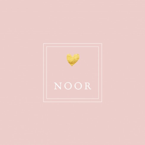 Geboortekaartje Noor - klassiek