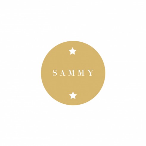 Geboortekaartje Sammy - klassiek