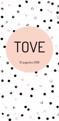 Geboortekaartje Tove - ZZ