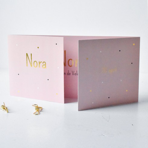 Geboortekaartje Nora