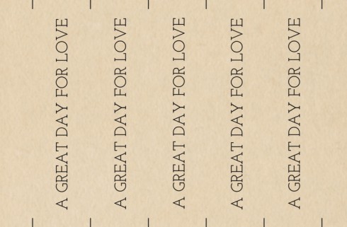 Kniplabel bij trouwhuisstijl Stoer met label 25x100 mm