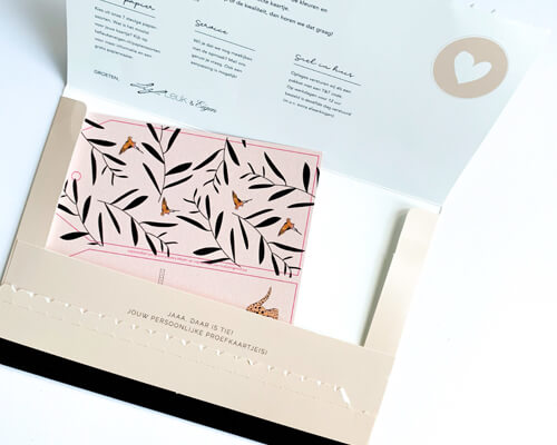 Bestel altijd een proefdruk van je geboortekaartje